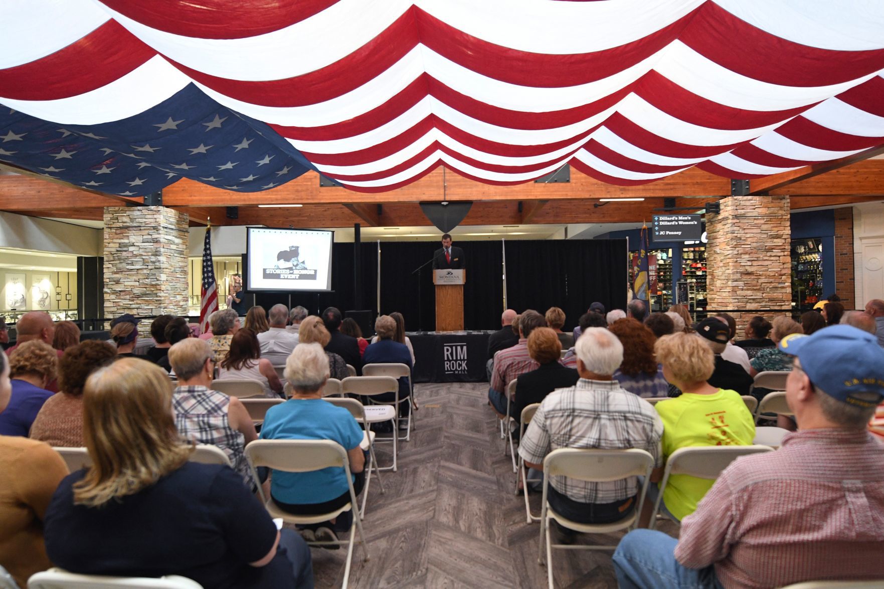 Veterans are honored at Stories of Honor Event at Rimrock Mall on Wednesday
